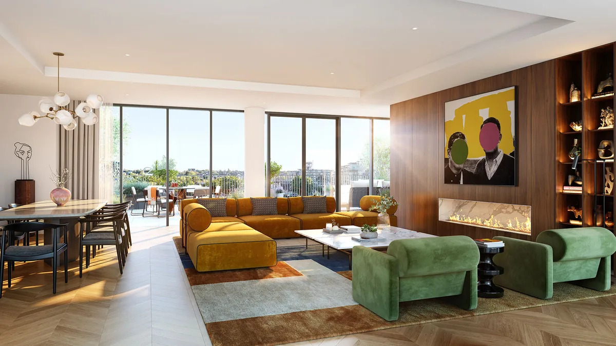 Hurlingham Waterfront · Residence design — architectural visualisation